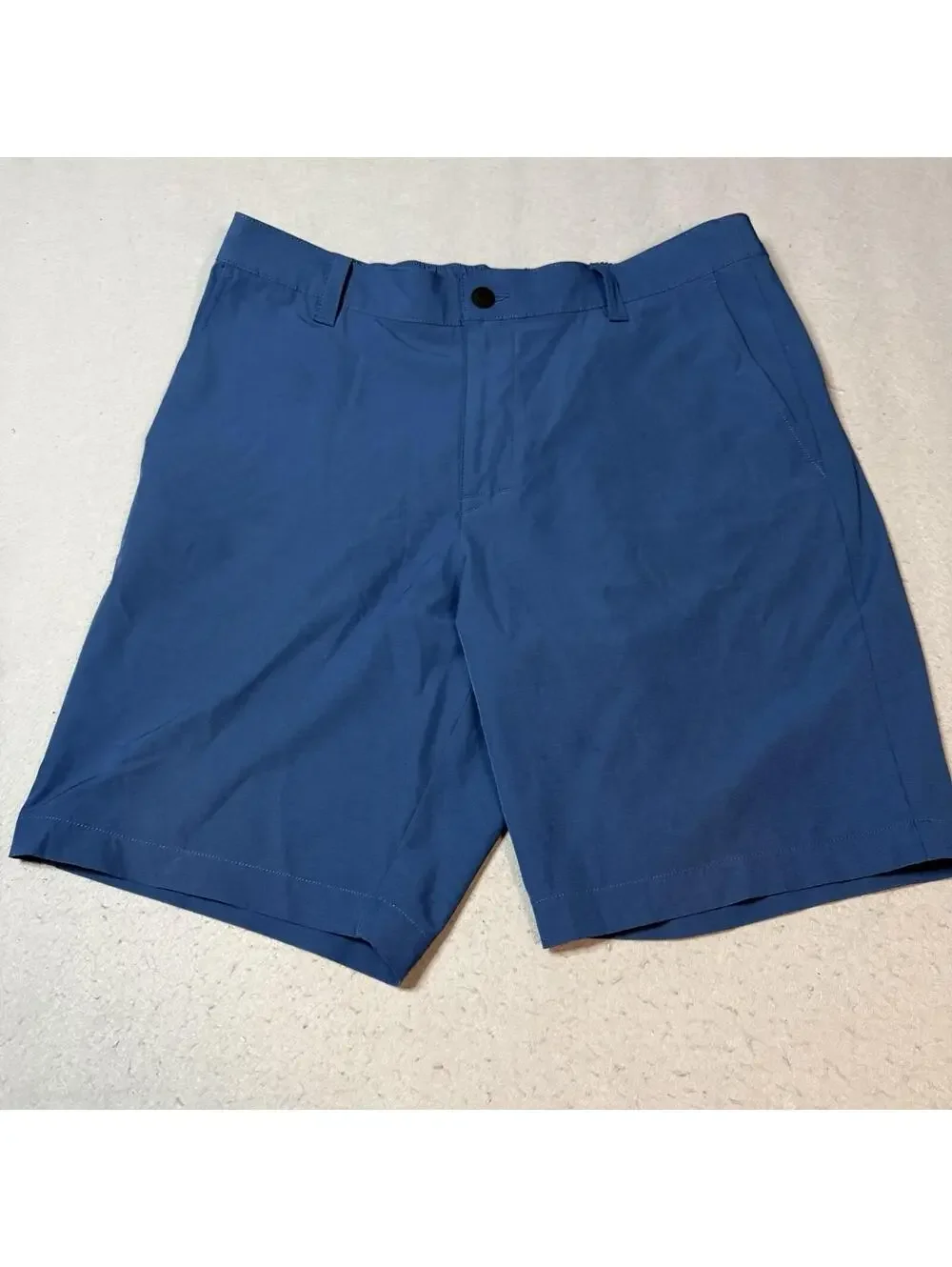Banana Republic Men's Blue Golf Shorts‎ Size 36 Stretch Performance Casual READ